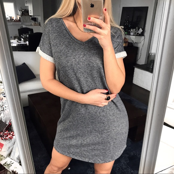 ☁️ ANTISTAR GREY SHORT SLEEVE DRESS ☁️ - Picture 5 of 9